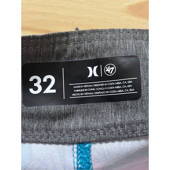 Hurley Texas Rangers MLB Baseball Phantom Board Shorts Men’s 32 Swim Trunks - Picture 4 of 11